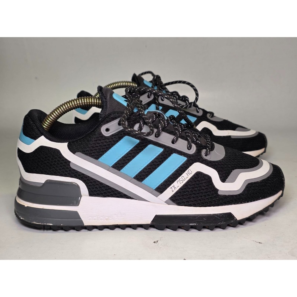 Adidas ZX 750 HD FV4609 Youth Kids Sneakers‎ Size 6 Y Black White Blue Shoes